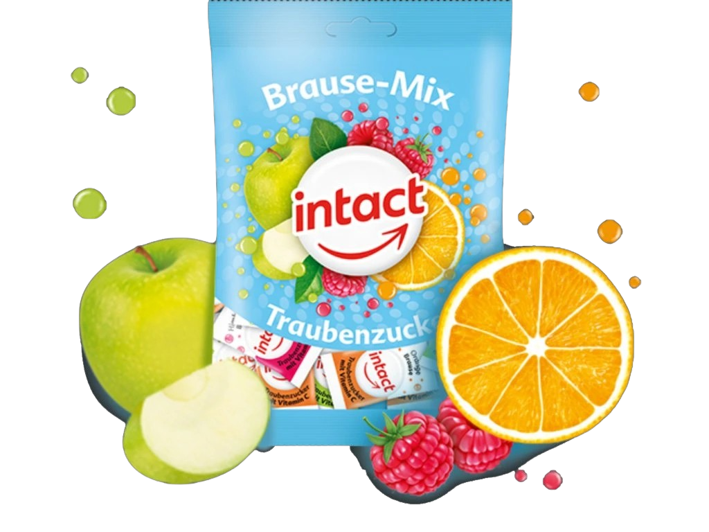 INTACT vrecko šumivé pastil.BRAUSE MIX s vit.C 75 g