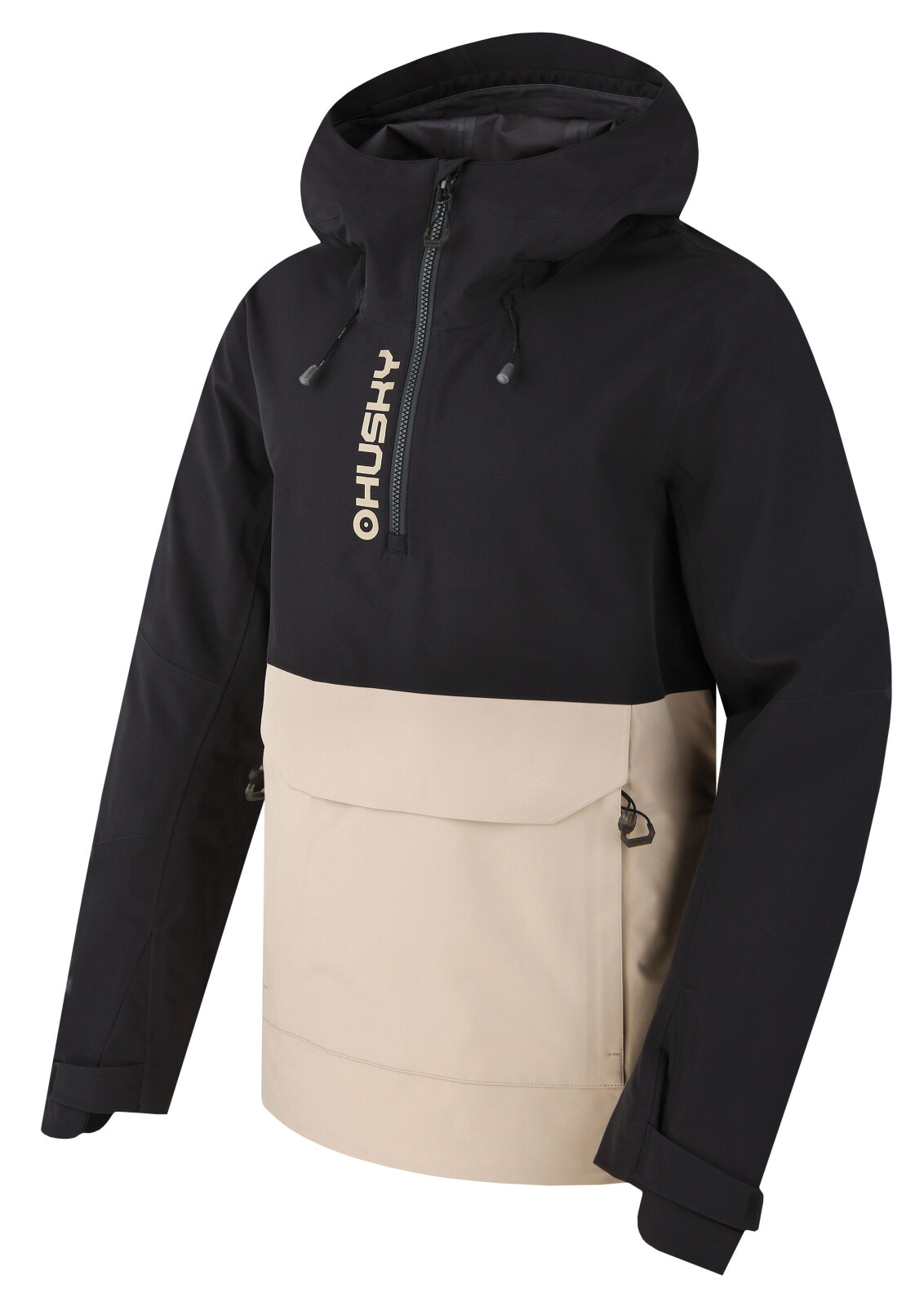 Husky Pánska outdoor bunda Nabbi M black/beige Veľkosť: XL