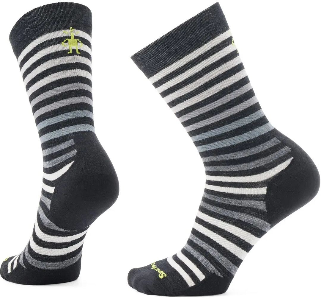Smartwool EVERYDAY SPRUCE STREET CREW black-white Veľkosť: M