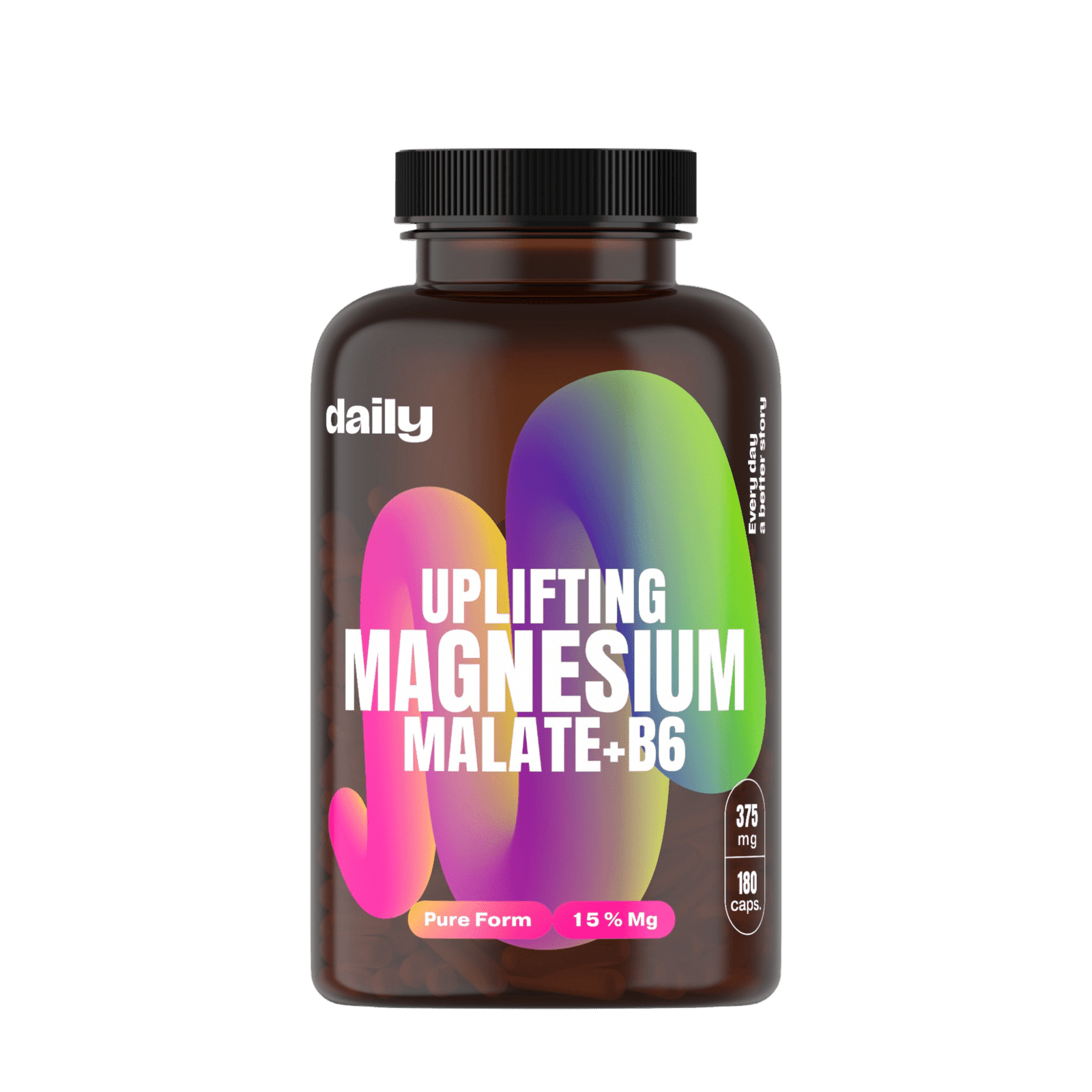DAILY Uplifting Magnesium Malate + B6 180 kapsúl