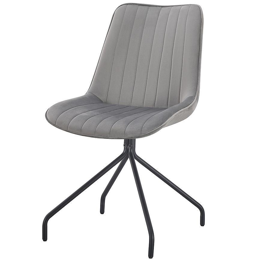 Stolička Nussi 12326 sivá