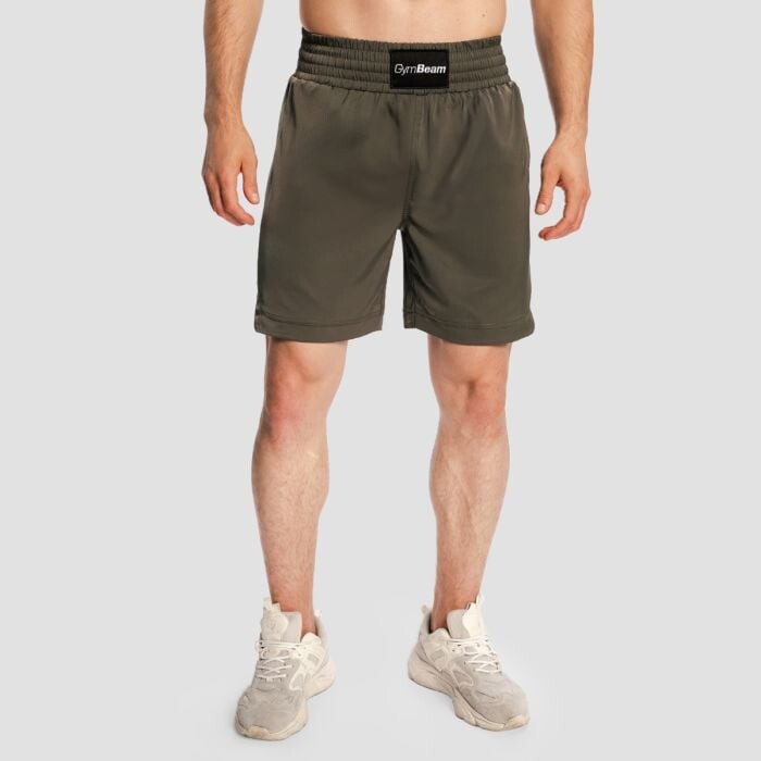 GymBeam Šortky Boxing Combat Olive Grey  XXL