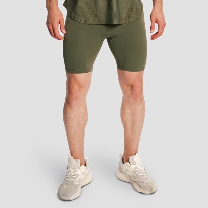 GymBeam Pánske šortky Combat Olive Grey  S