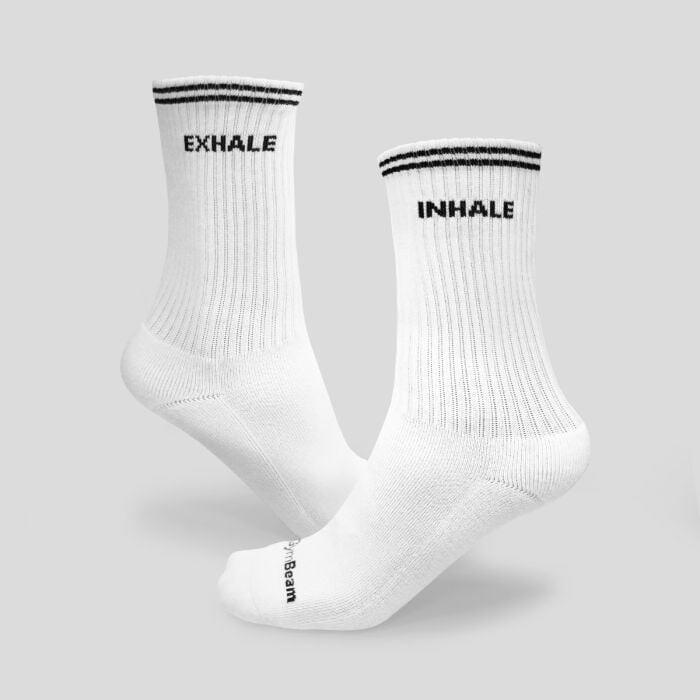 GymBeam Ponožky Breathe White  S