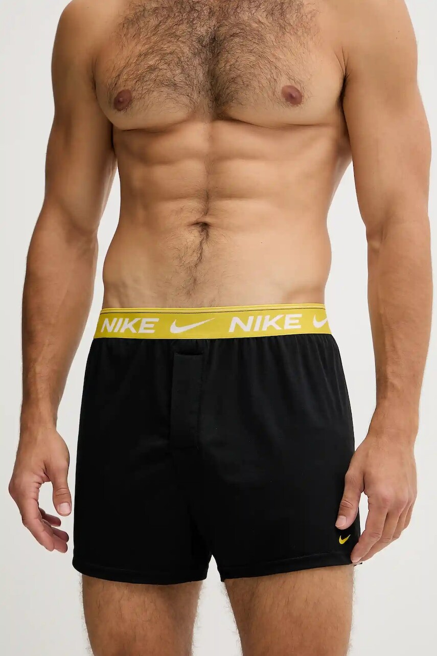Boxerky Nike 3-pak čierna farba, 0000KE1262