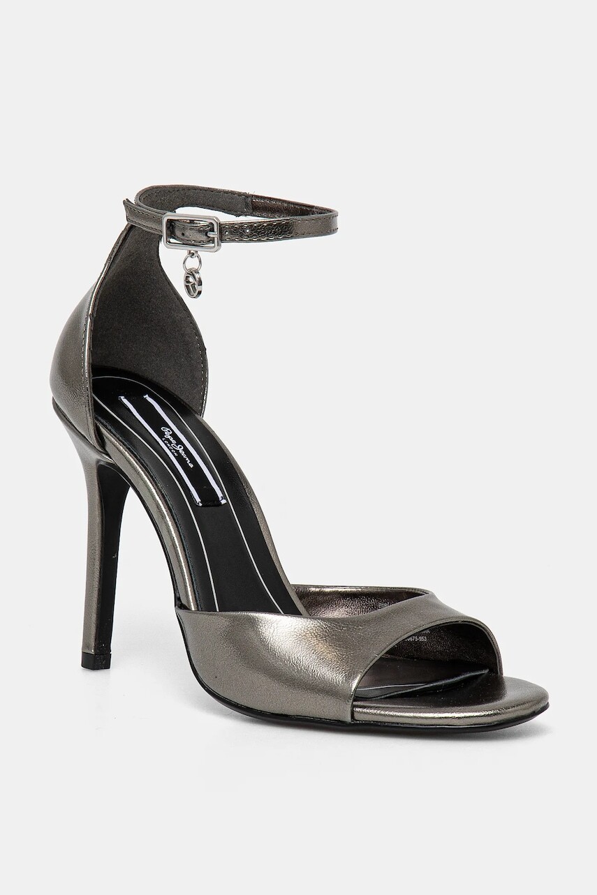 Sandále Pepe Jeans CINDY SHINY šedá farba, PLS90675