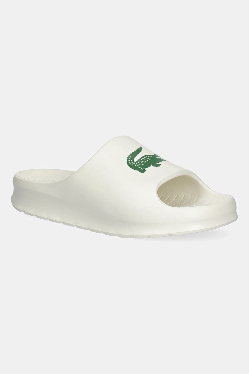 Šľapky Lacoste 46CMA0032 pánske, béžová farba, SERVE SLIDE 2.0 223 1 CMA