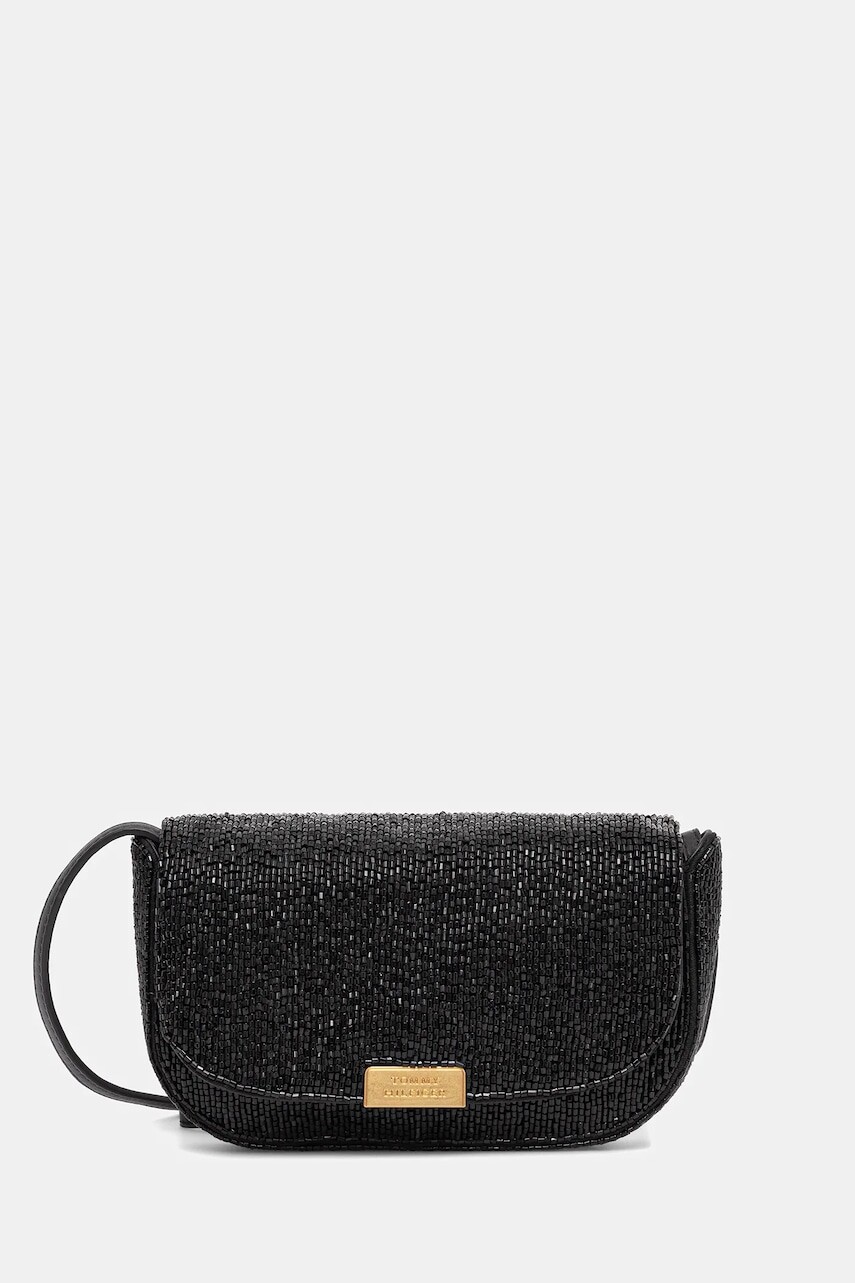 Kabelka Tommy Hilfiger čierna farba, AW0AW17940