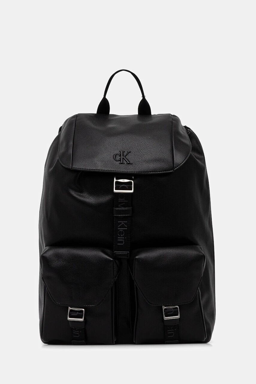 Ruksak Calvin Klein pánsky, čierna farba, veľký, jednofarebný, LV04D3127G