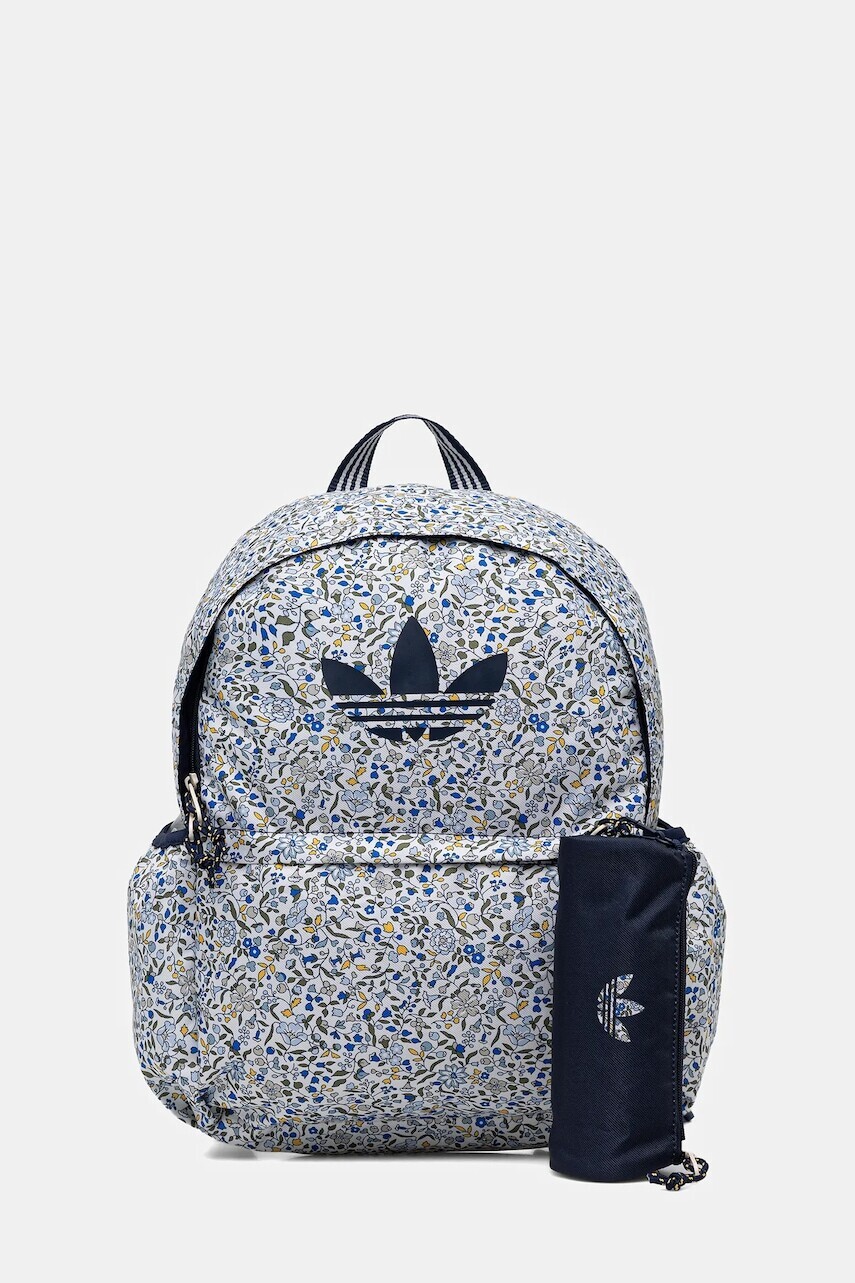 Detský ruksak adidas Originals 2-pak modrá farba, veľký, vzorovaný, JW0318