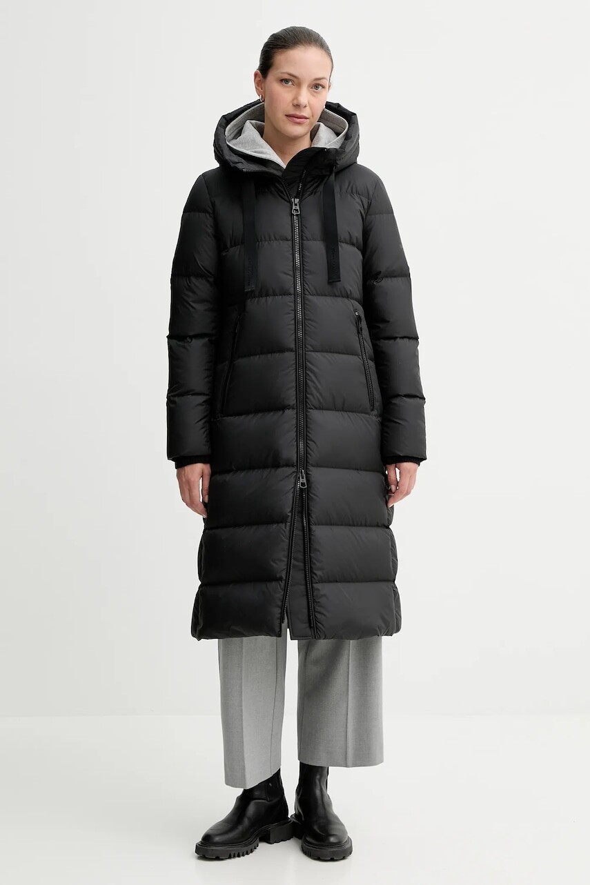 Páperová bunda Marc O'Polo čierna farba, 509103971099