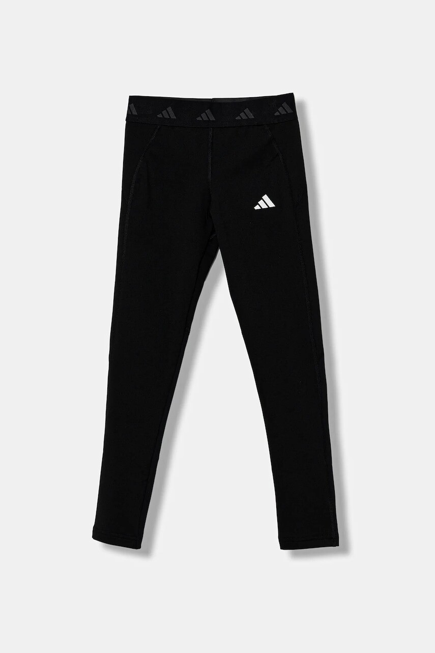 Detské legíny adidas čierna farba, s potlačou, JN2045