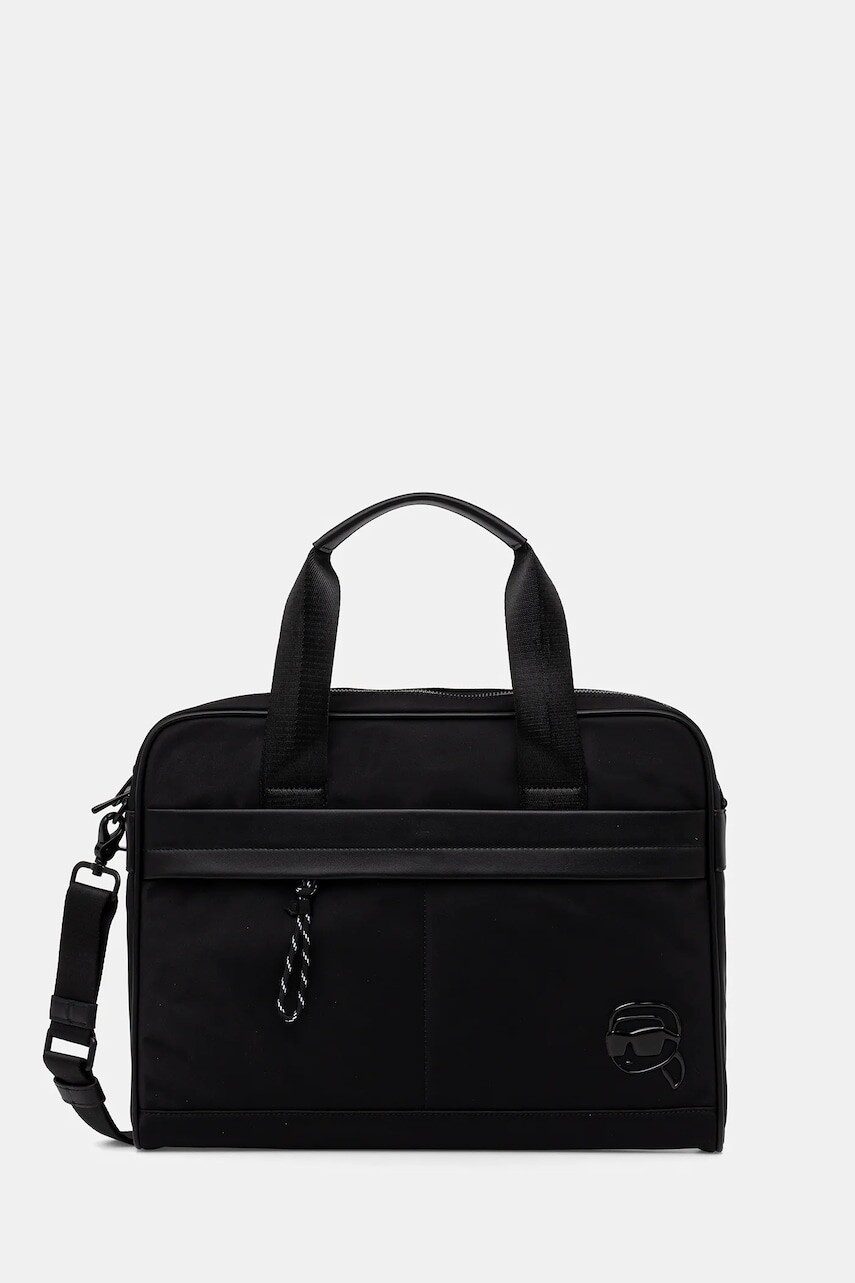 Taška Karl Lagerfeld čierna farba, A3M30166