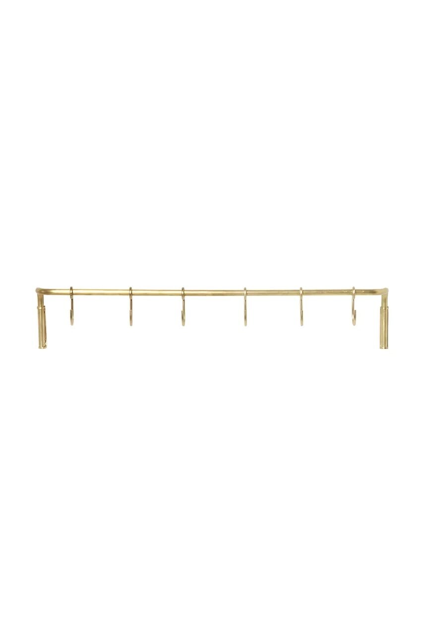 Nástenný vešiak ferm LIVING Kitchen Rod 55 cm žltá farba