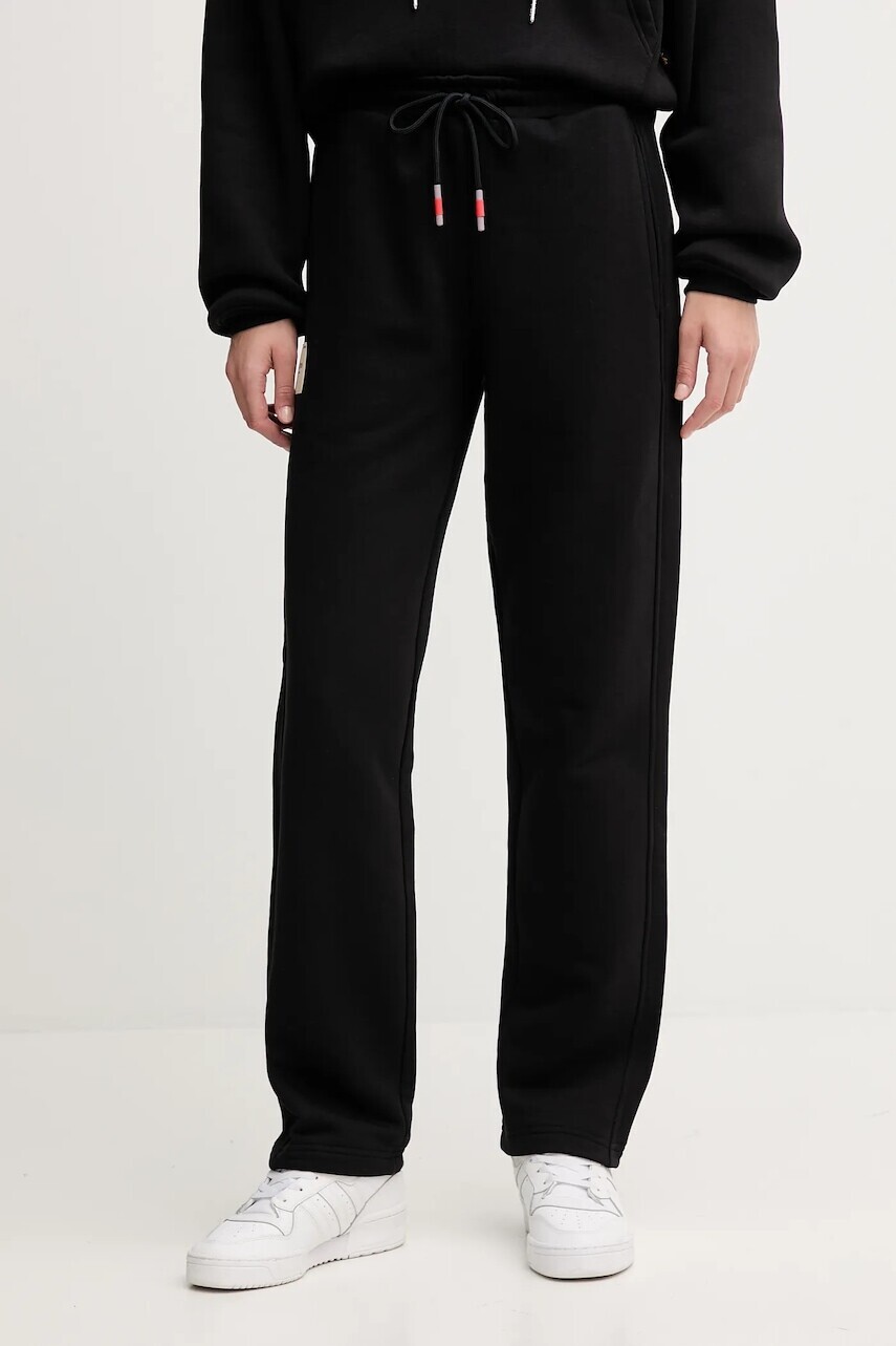 Tepláky Alpha Industries čierna farba, jednofarebné, 156053.03