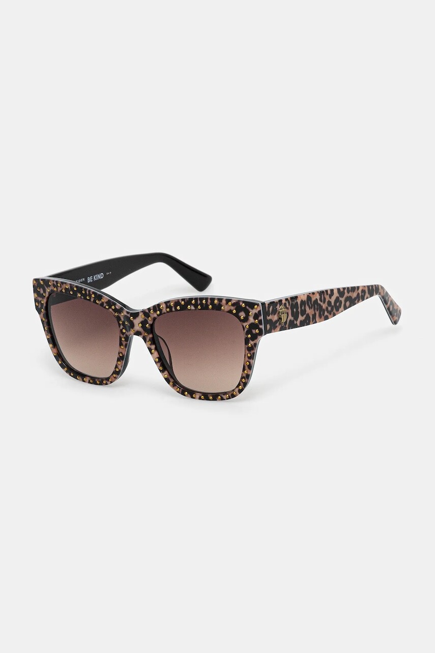 Slnečné okuliare Kurt Geiger London SHOREDITCH hnedá farba, 4738839679
