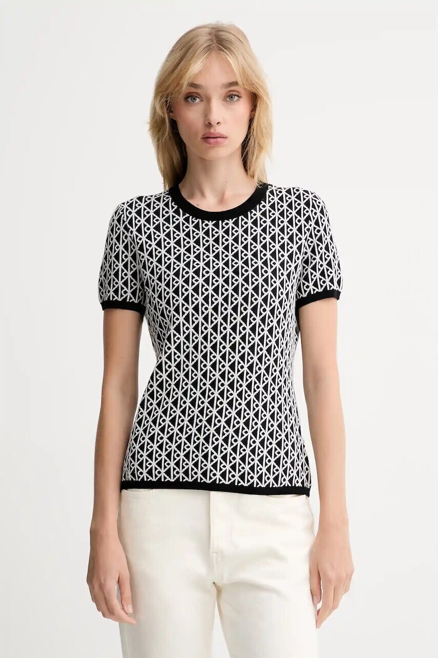 Tričko Calvin Klein dámske, biela farba, LV044D313G