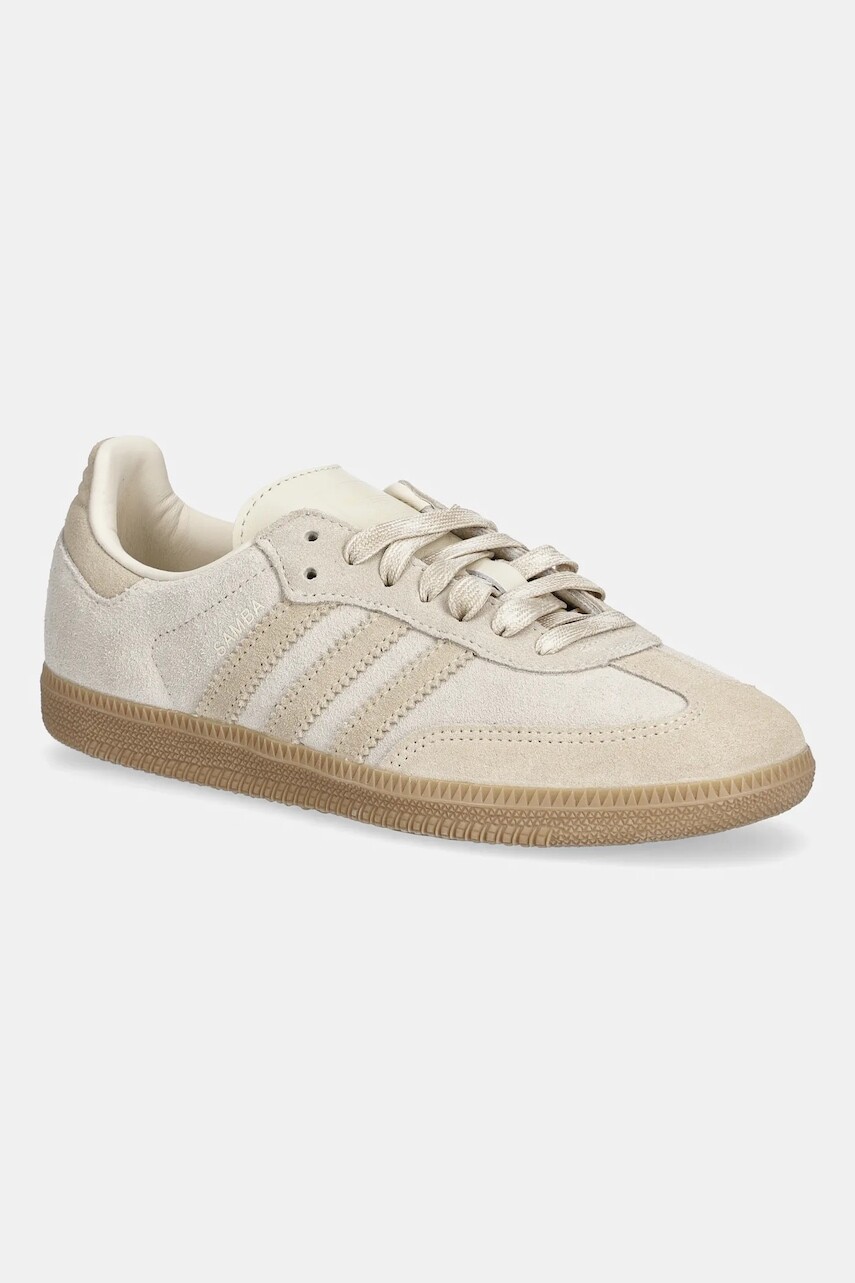 Tenisky adidas Originals Samba OG W béžová farba, JR8873