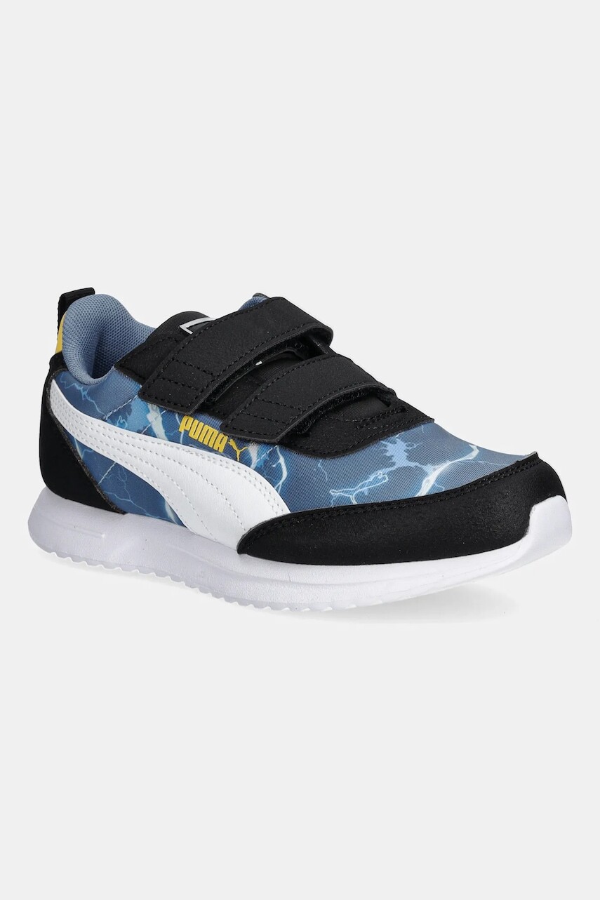 Detské tenisky Puma Puma R78 Lightwind Hot Wheels 2 V PS čierna farba, 403410