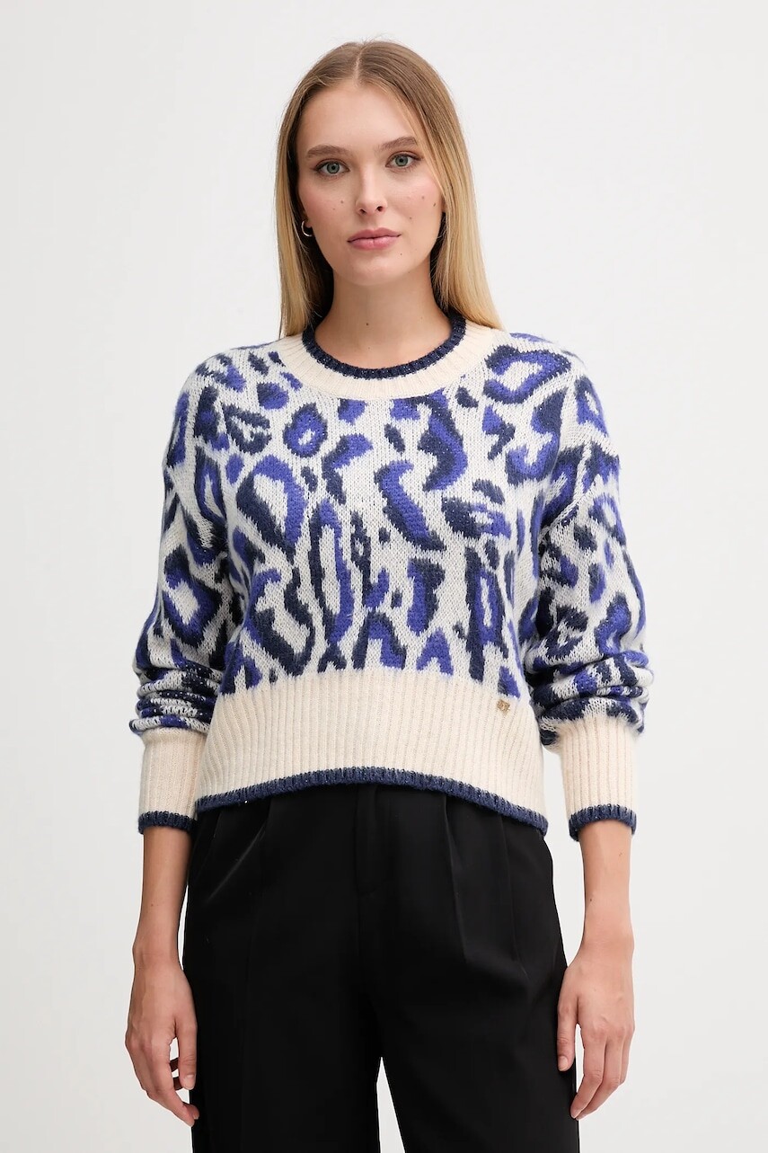 Sveter Gaudi modrá farba, 521BD53042