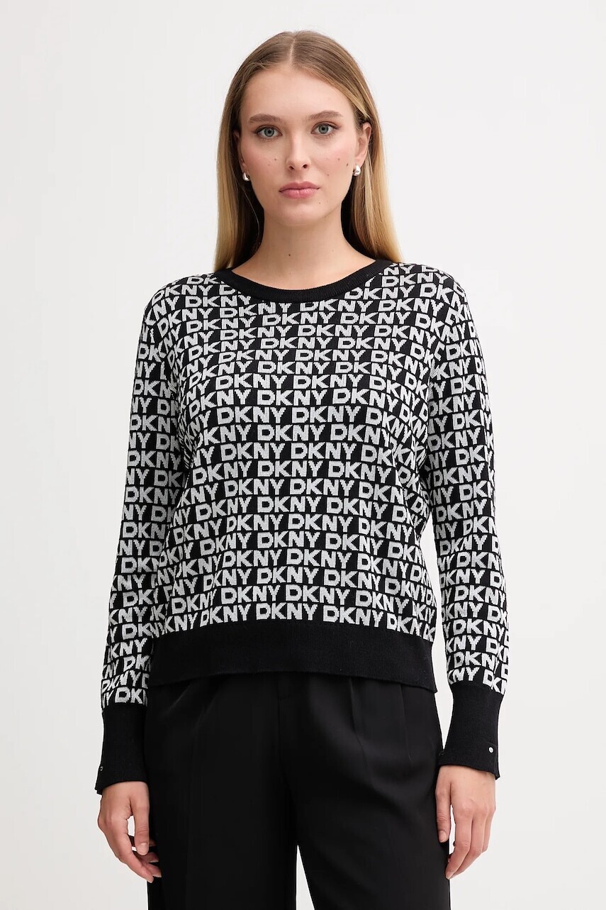 Sveter Dkny čierna farba, DJ5R0877