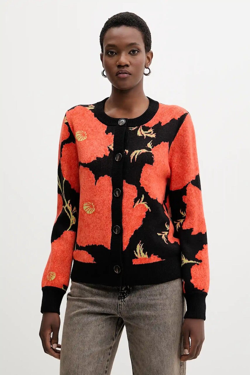 Kardigán Never Fully Dressed čierna farba, ľahký, NFDSKN672