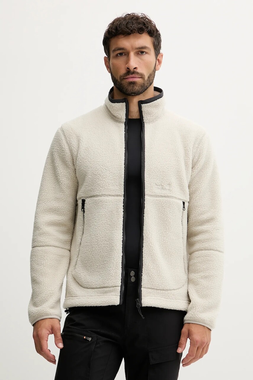 Bunda Jack Wolfskin STONE LITE béžová farba, prechodná, A64997