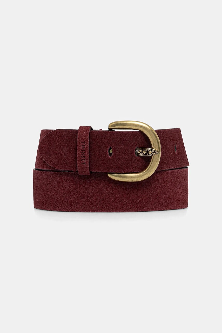 Opasok Twinset bordová farba, 252TO5300