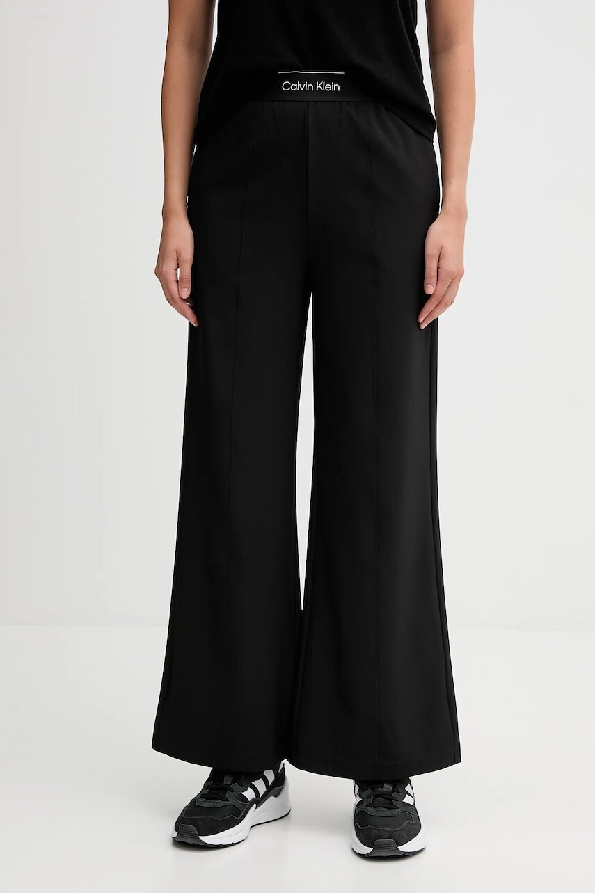 Legíny Calvin Klein Performance čierna farba, jednofarebné, LVGWF4P606