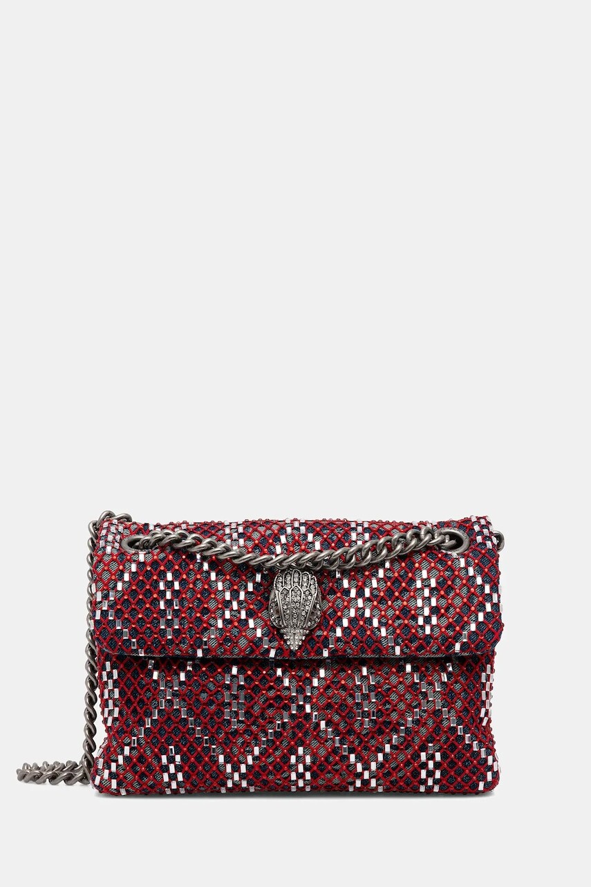 Kabelka Kurt Geiger London KENSINGTON bordová farba, 2732589069