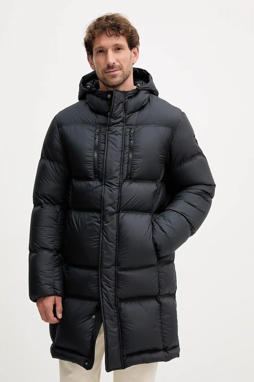 Páperová bunda Colmar čierna farba, zimná, 1220.6ZN