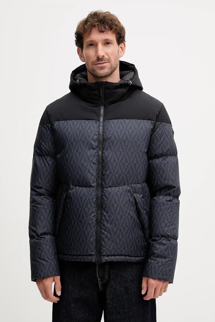 Páperová bunda Colmar čierna farba, zimná, 1205.5ZN