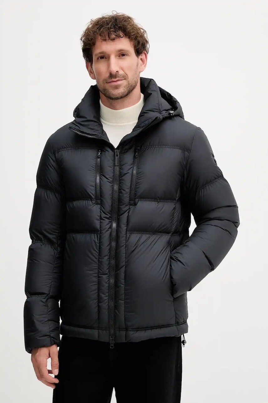 Páperová bunda Colmar čierna farba, zimná, 1217.6ZN