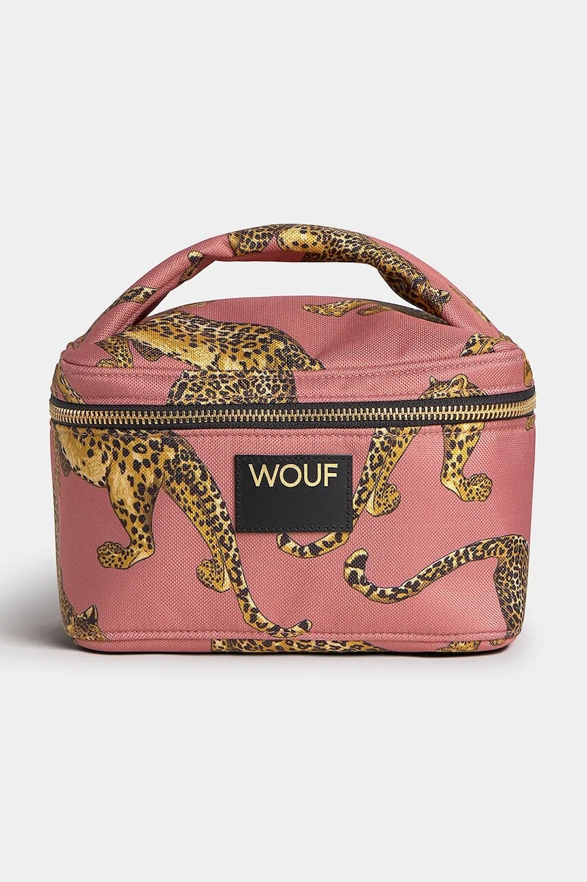 Cestovná kozmetická taštička WOUF Blush Leopard 20 x 12 x 15 cm viac farieb