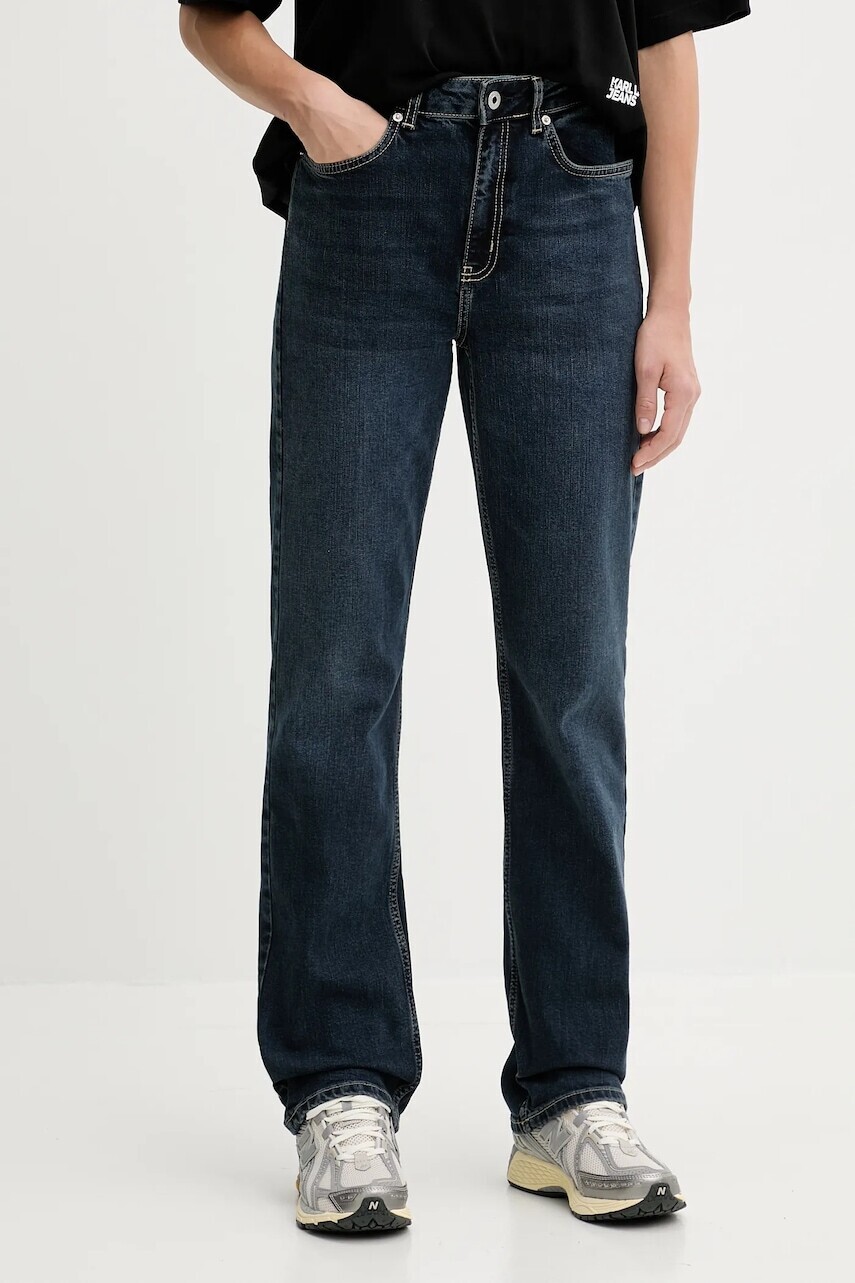 Rifle Karl Lagerfeld Jeans vysoký pás, A4W10031