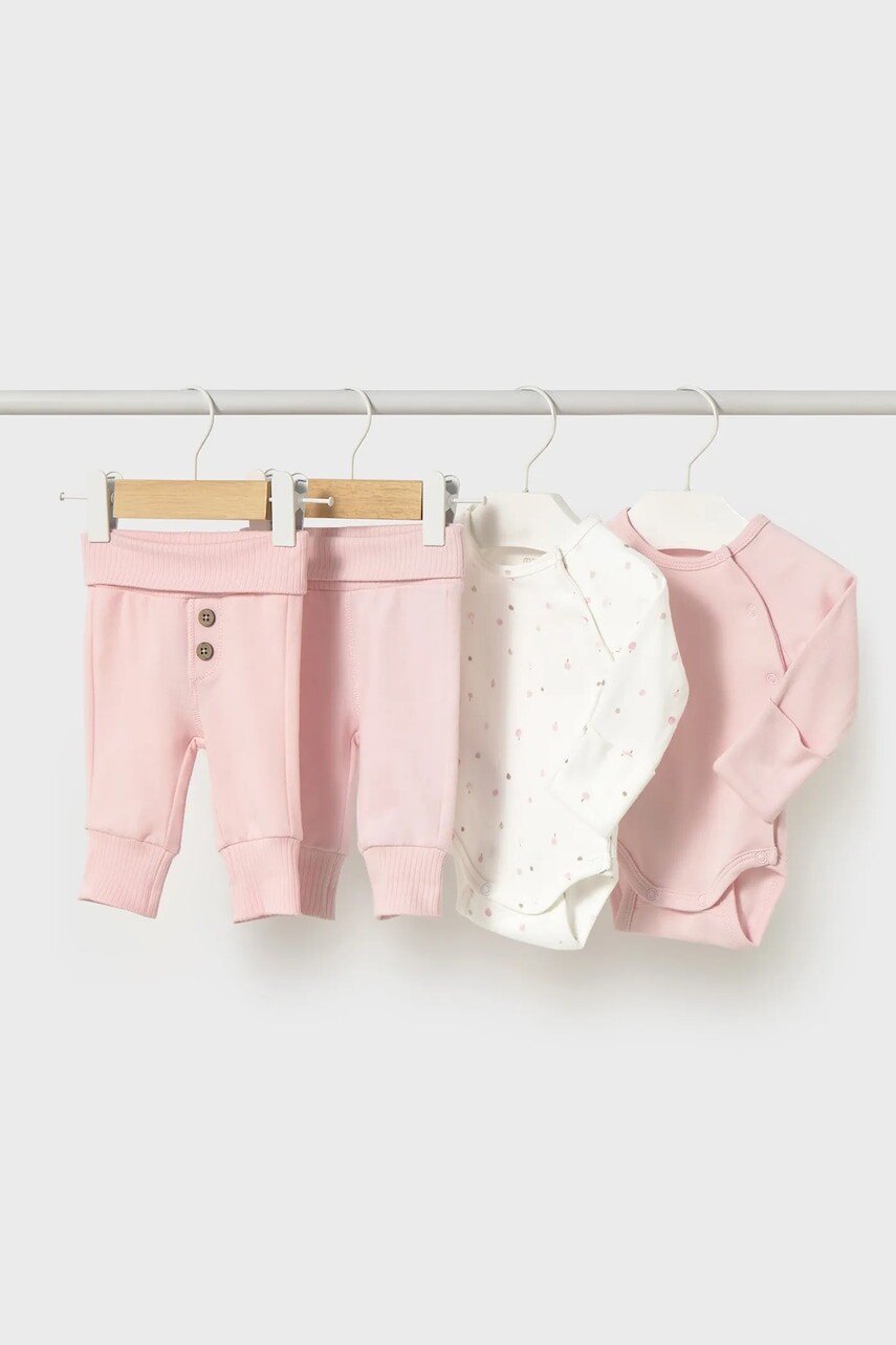 Sada pre bábätká Mayoral Newborn ružová farba, 2638