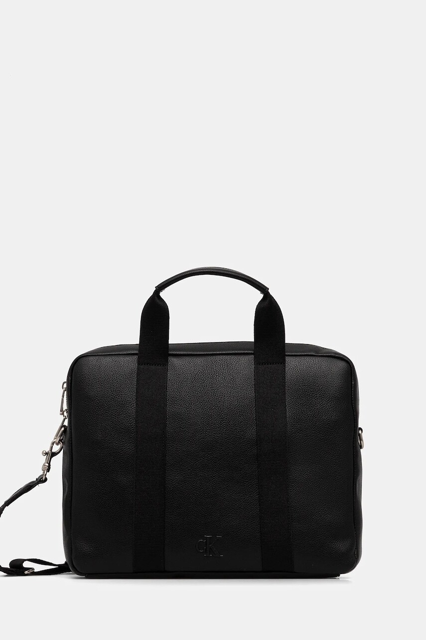 Taška Calvin Klein čierna farba, LV04D3272G