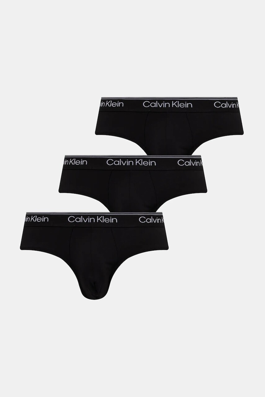 Slipy Calvin Klein Underwear 3-pak čierna farba, LV00NB4408