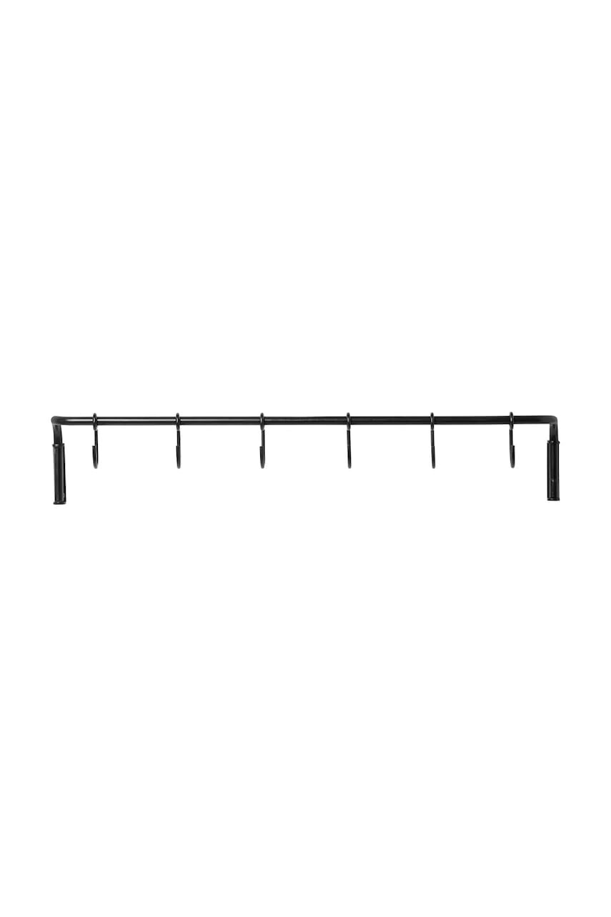 Nástenný vešiak ferm LIVING Kitchen Rod 55 cm čierna farba