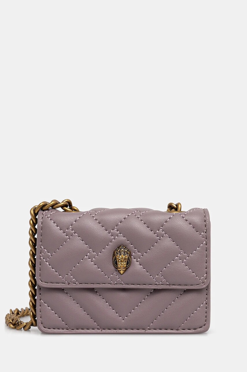 Kabelka Kurt Geiger London fialová farba, 4029495979