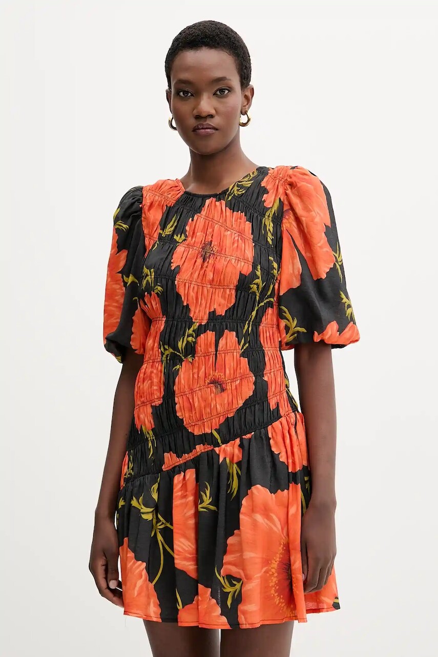 Šaty Never Fully Dressed čierna farba, mini, áčkový strih, NFDDR2826