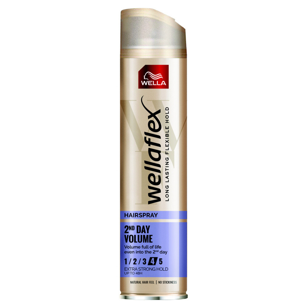 WELLAFLEX 2nd Day Volume Lak na vlasy Extra silné spevnenie 250 ml