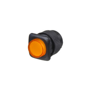 Oranžové okrúhle tlačidlo 3A / 250V