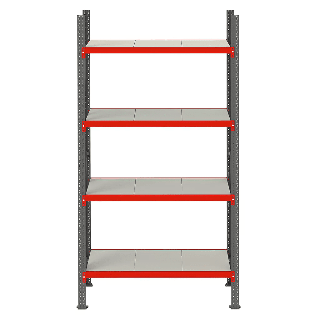 Mobler 4 policový regál FORTIS 200x167x50 cm, základný modul