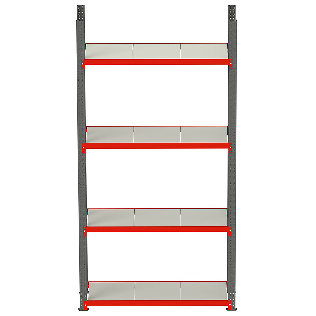 Mobler 4 policový regál FORTIS 240x167x40 cm, základný modul