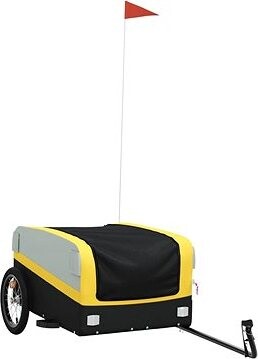 Shumee Vozík za bicykel 94043 čierny a žltý, 45 kg, železo