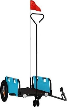 Shumee Vozík za bicykel 94184 modrý, oxfordská tkanina a železo