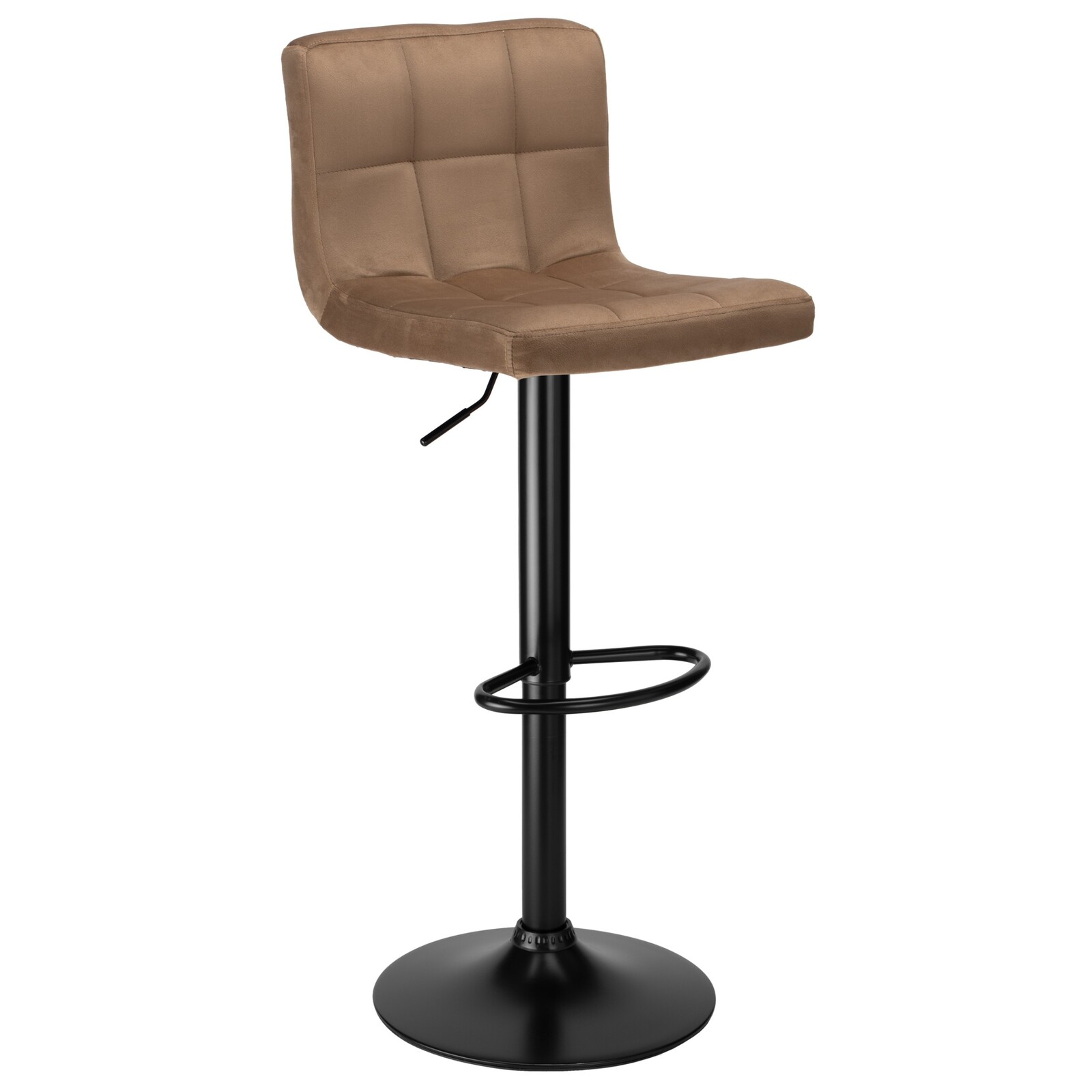 Barová židle ARAKO BLACK hnědá