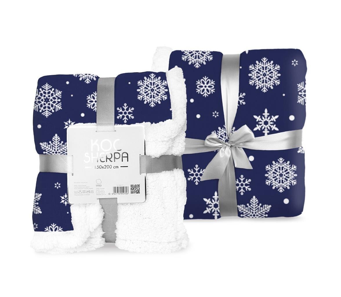 Deka SHERPA 150x200 cm modrá