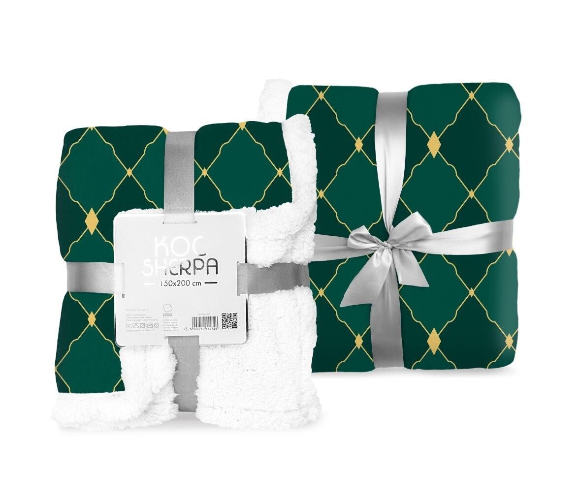 Deka SHERPA 150x200 cm zelená
